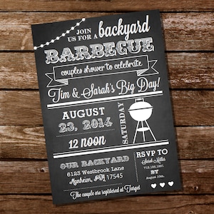 Summer Barbeque Invitation Couples Shower BBQ Invitation I Do BBQ Invite Summer BBQ Invite Instant Download Edit in Adobe Reader