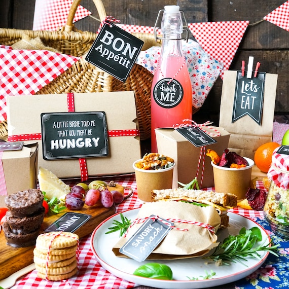 Picnic Party Invitation - Summer Picnic Party Invite - Chalkboard Party Invitation - Instantly Download and Edit File at home Il_570xn