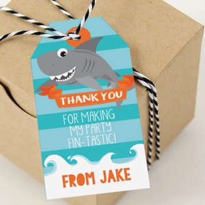 Shark Party Decorations Shark Party Printable Decor Shark DIY Decor Shark Invitation Instant Download Editable File image 6