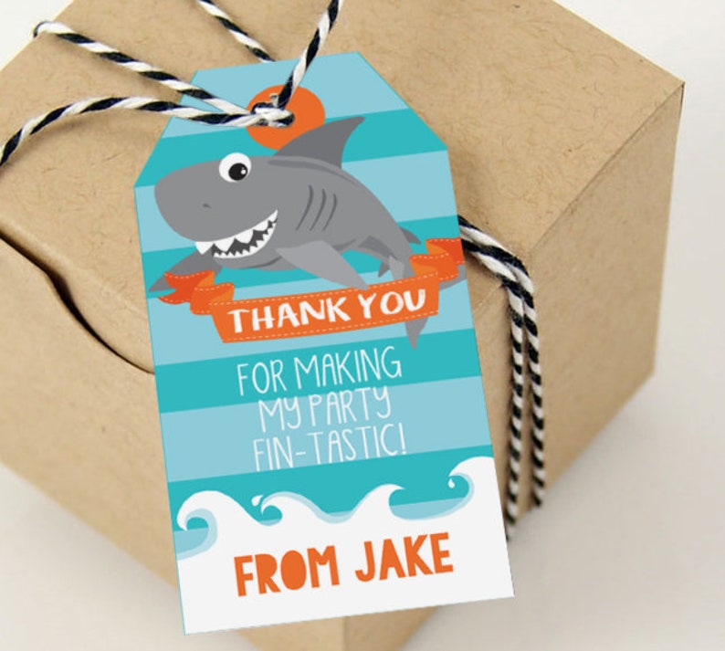 Shark Party Decorations Shark Party Printable Decor Shark DIY Decor Shark Invitation Instant Download Editable File image 6