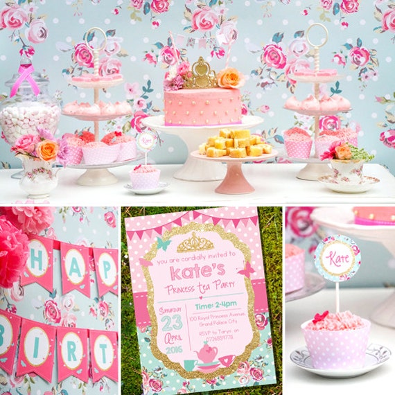 Princess Party Decorations Princess Party Theme Princess Etsy