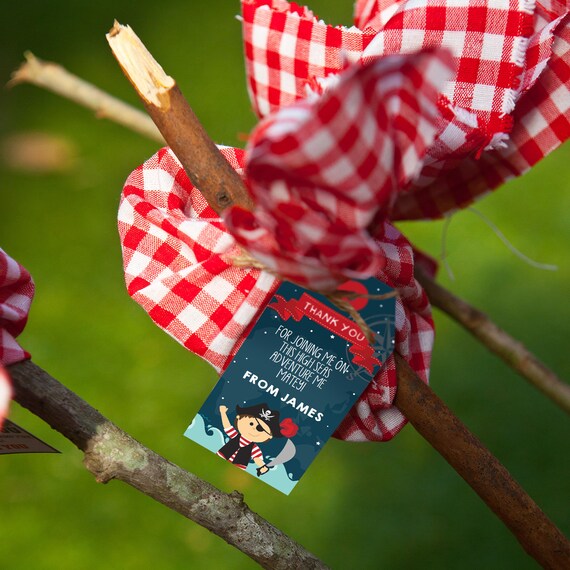 Pirate Party Favor Tag - Pirate Favors - Pirate Party Favors - Pirate Party for Boys - Instant Download and Editable File Il_570xn