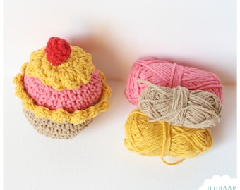Cupcake crochet pattern PDF Instant Download