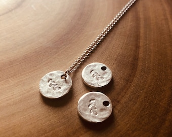 Handmade Blossom Necklace: 14k Gold-Plated Pendant