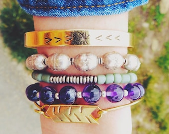 Ethiopian Brass Prayer Bracelet