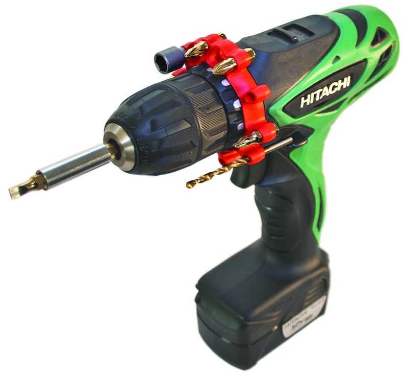 Drill Bit Holder Red, Yellow, Black... Etsy