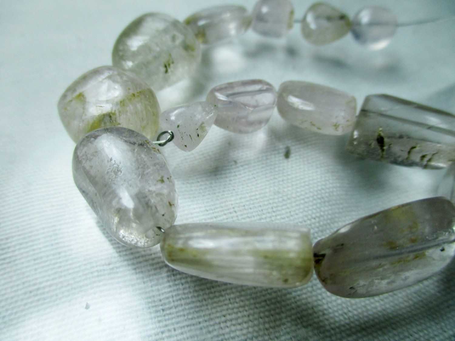 14 Pieces Stunning Kunzite Tumble Shape Rare Beads Afghanistan - Etsy