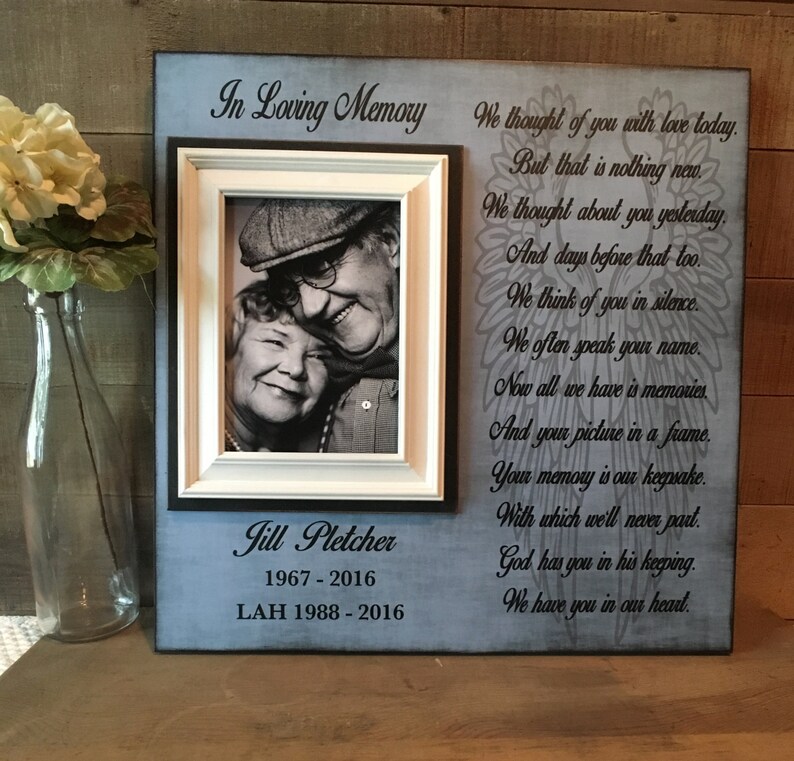 In Memory Frame Lost Loved One Loss Of Mother Memorial In Memory Frame Lost Loved One Loss Of Mother Memorial Image