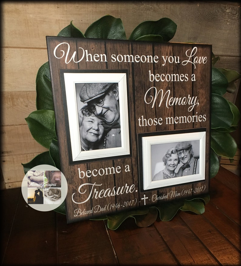 Loss Of Both Pas Bereavement Gift Spouse Condolence Image 0