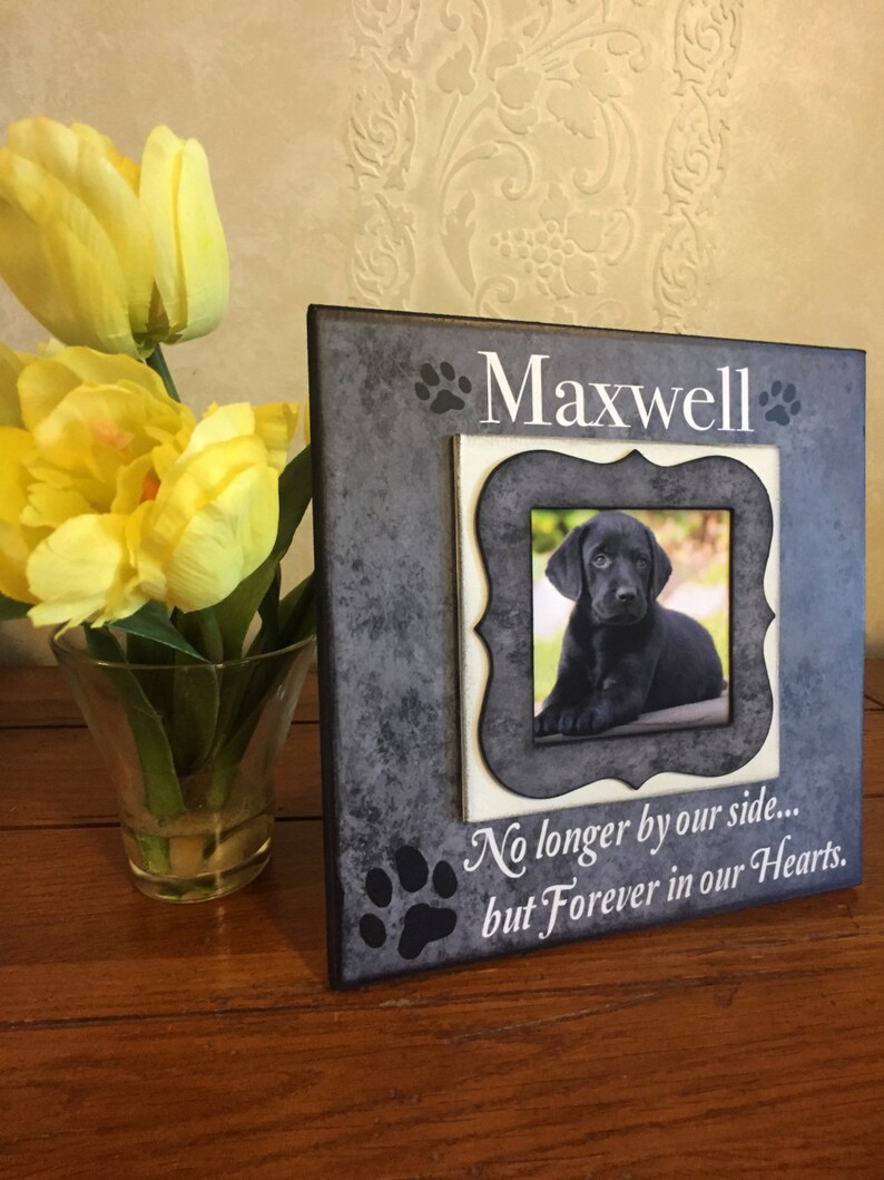 Pet Memorial Frame Dog Memorial Ideas Loss of Pet Frame Etsy