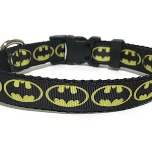 Superhelden-Hundehalsband - Verstellbares Hundehalsband - Superheld-Hundehalsband - 3/4&quot;