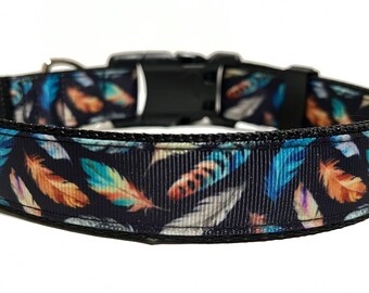 Feather Dog Collar - Adjustable Dog Collar