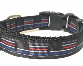 First Responder Dog Collar - Adjustable Dog Collar - 3/4"