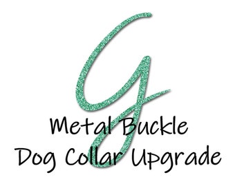 Metal Buckle Dog Collar Upgrade - Adjustable Dog Collar