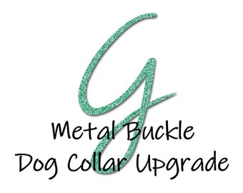 Uppgradering av hundhalsband med metallspänne - Justerbart hundhalsband
