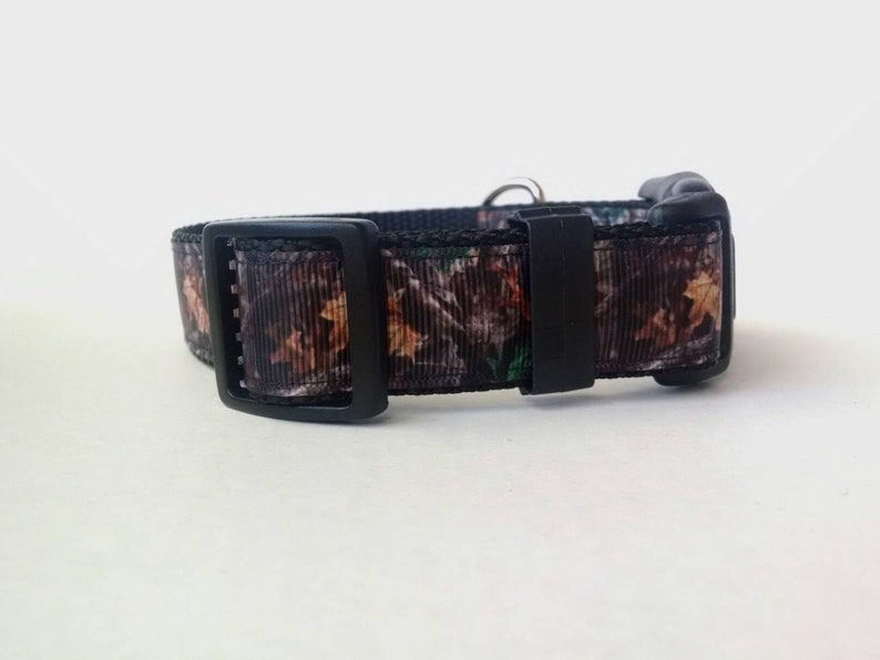 Camo Dog Collar Adjustable Dog Collar Camouflage Hunting Etsy