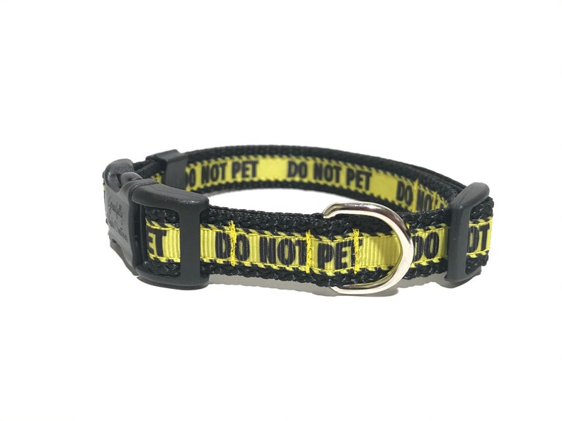DO NOT PET Dog Collar Adjustable Dog Collar 5/8 Etsy