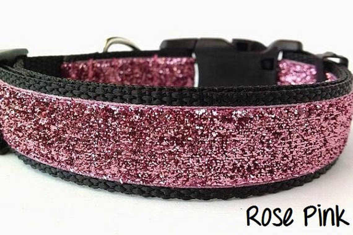Glitter Dog Collar 5/8 inch Adjustable Dog Collar Etsy