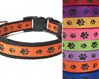 paw print collar