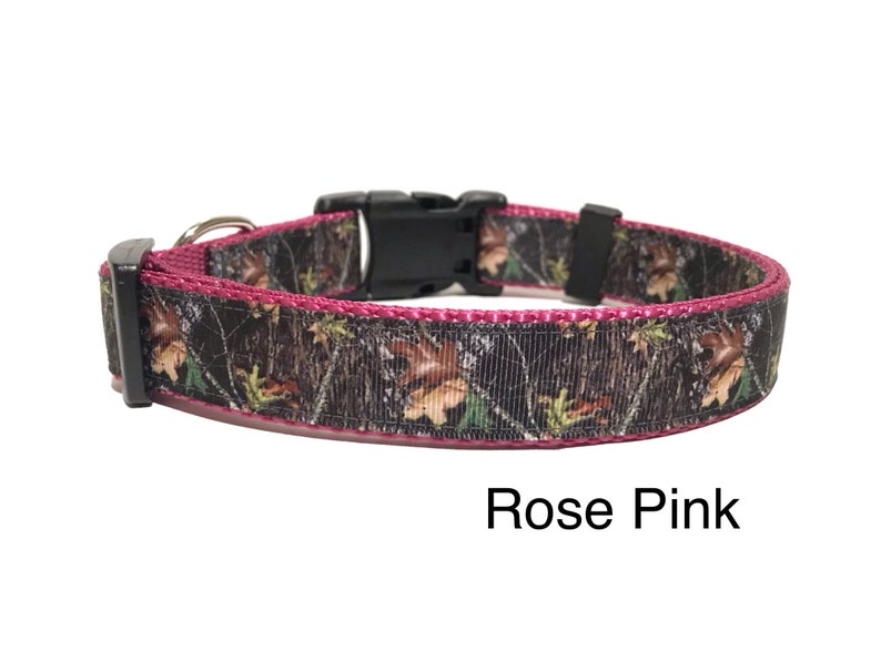 Camo Dog Collar Adjustable Dog Collar Camouflage Hunting Etsy