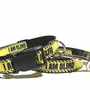 I AM BLIND Dog Collar Adjustable Dog Collar image 6