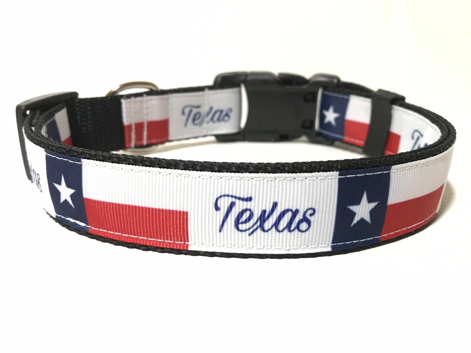 Texas Dog Collar Adjustable Dog Collar Etsy