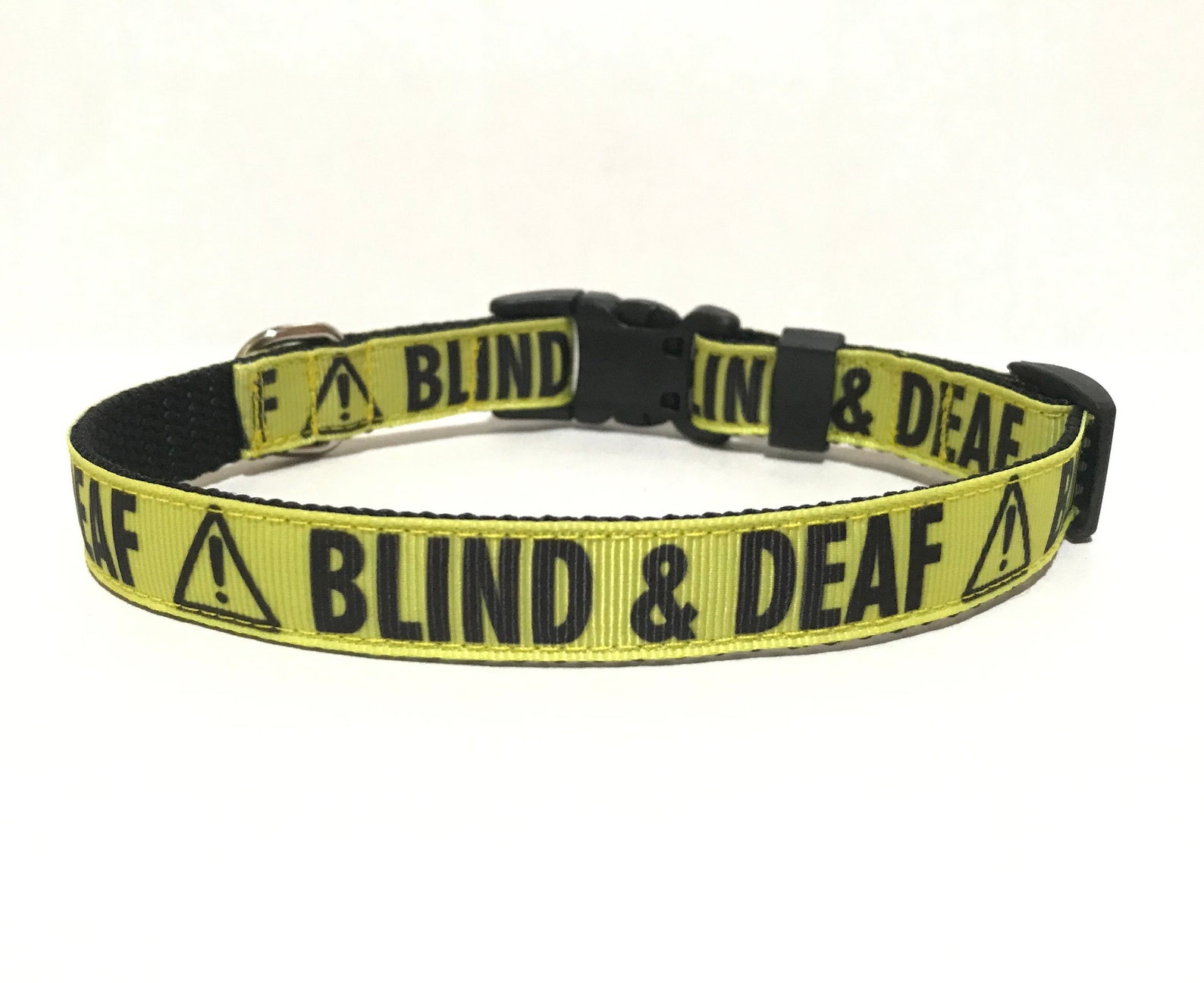 BLIND & DEAF Dog Collar Adjustable Dog Collar 5/8 Etsy