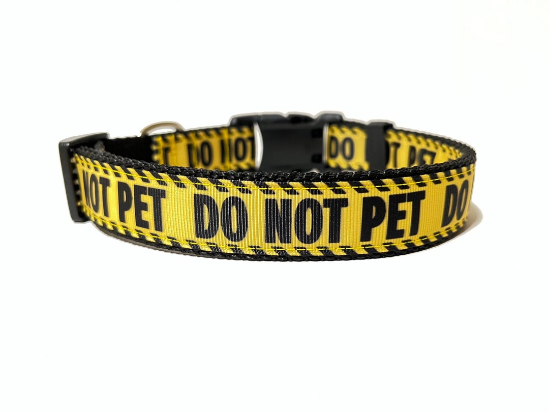 DO NOT PET Dog Collar Adjustable Dog Collar Etsy