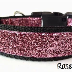 Glitter Dog Collar Adjustable Dog Collar Sparkly Dog Collar Sparkles Dog Collar Sparkle Dog Collar image 3