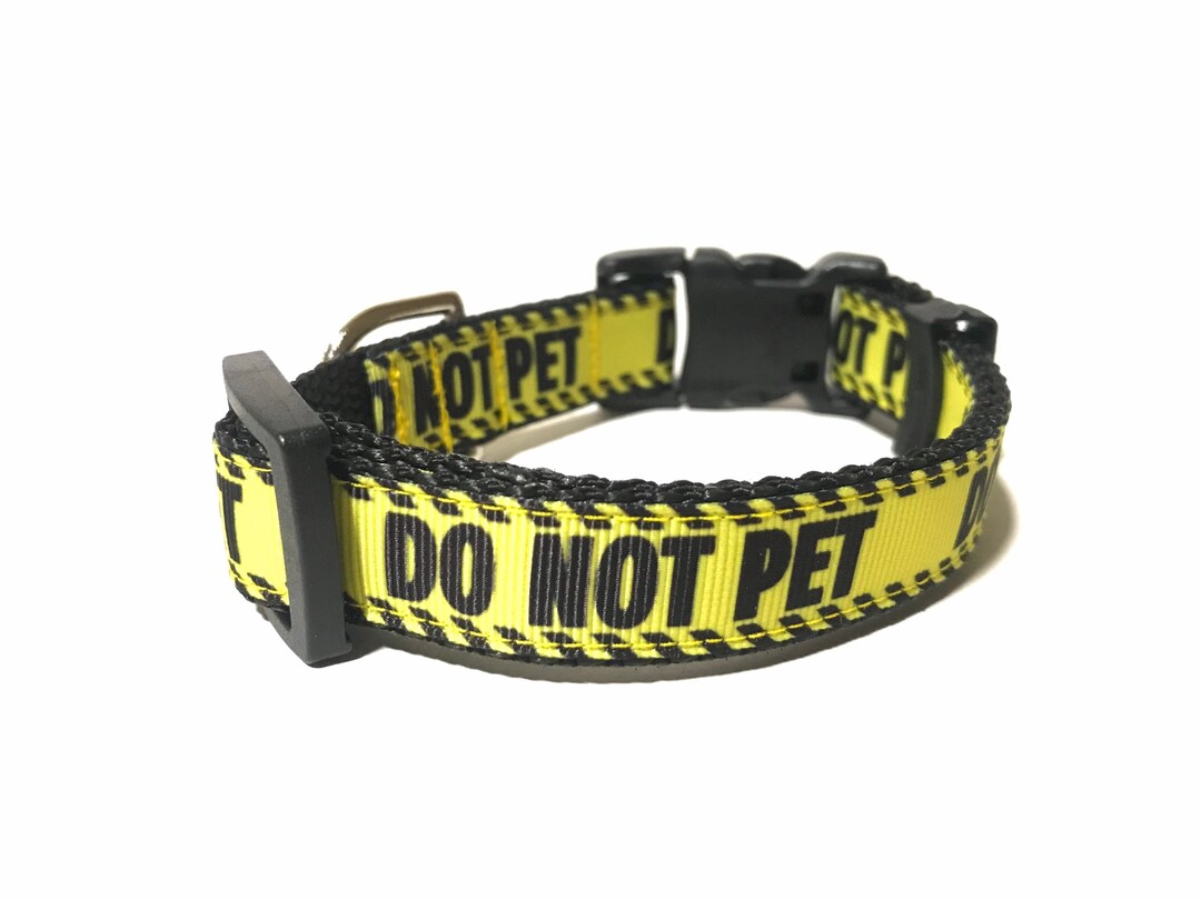 Buy DO NOT PET Dog Collar Adjustable Dog Collar 3/4 Online in India Etsy