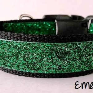 Glitter Dog Collar Adjustable Dog Collar Sparkly Dog Collar Sparkles Dog Collar Sparkle Dog Collar image 2