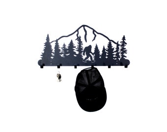 Bigfoot/Sasquatch Forest Hanger with Mountain