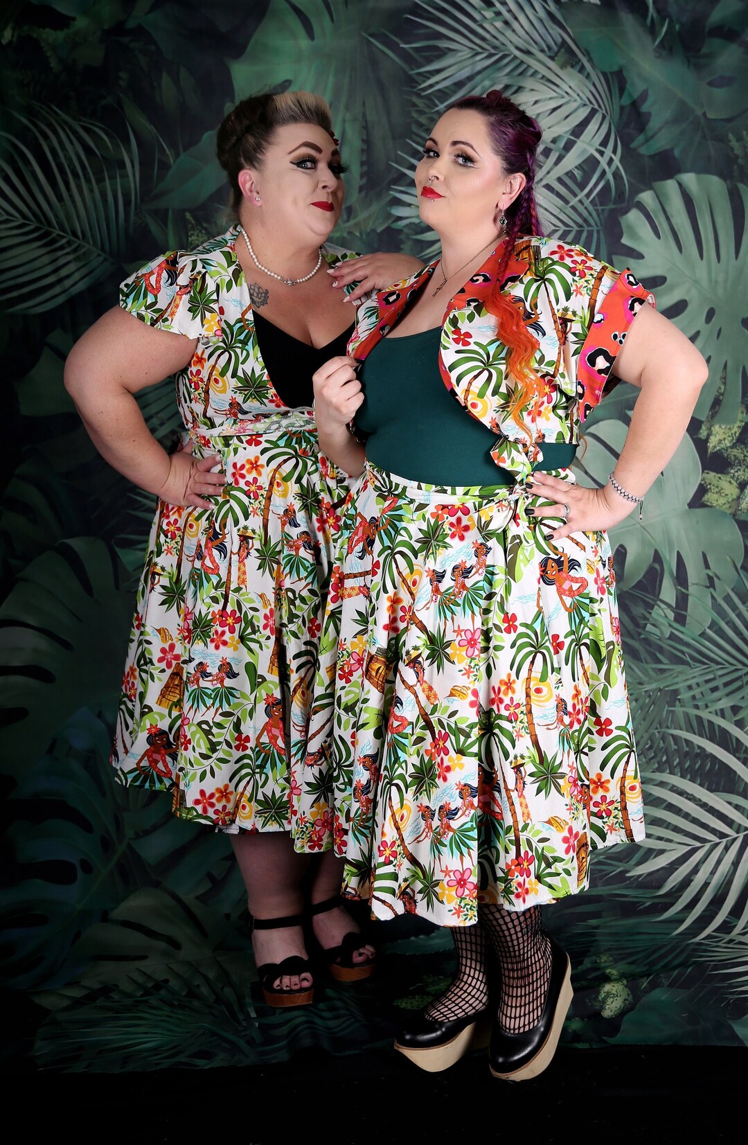 Extra Full Circle Wrap Skirt Natural White Tiki Tropical Viva Etsy