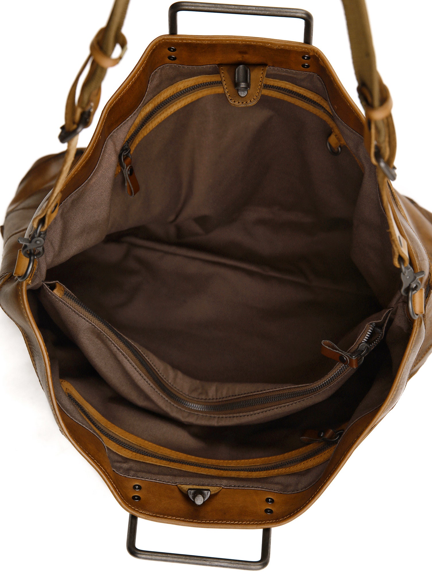 L Genuine Leather Tote Retro Shoulder Bag Large Crossbody | Etsy