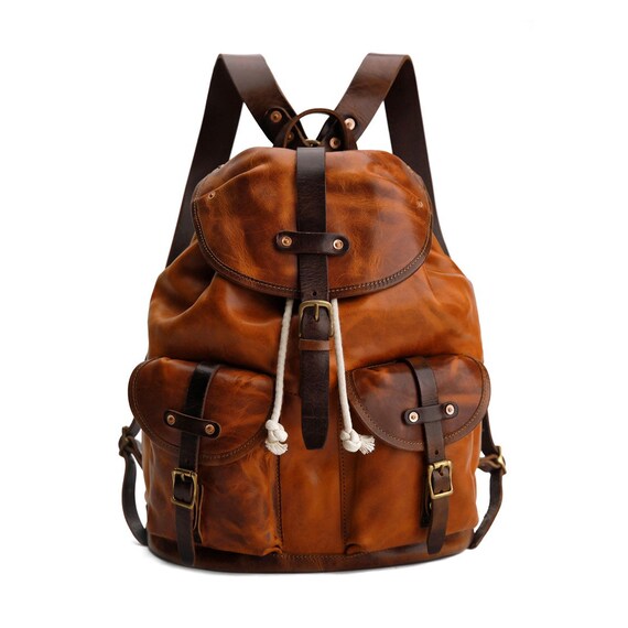 cowhide diaper backpack