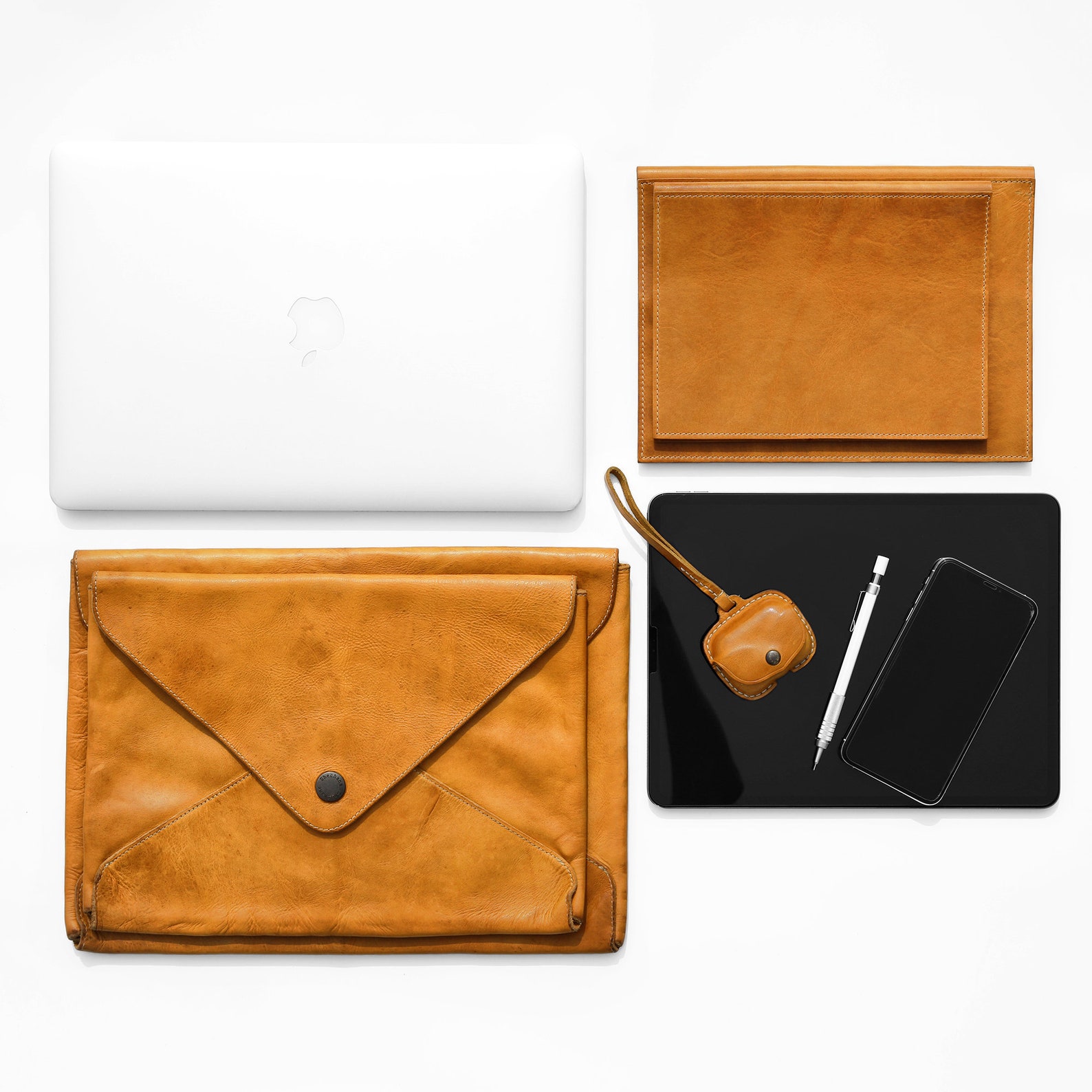 2020 New 13 Macbook Pro/air Sleeve Leather Laptop Sleeve Etsy