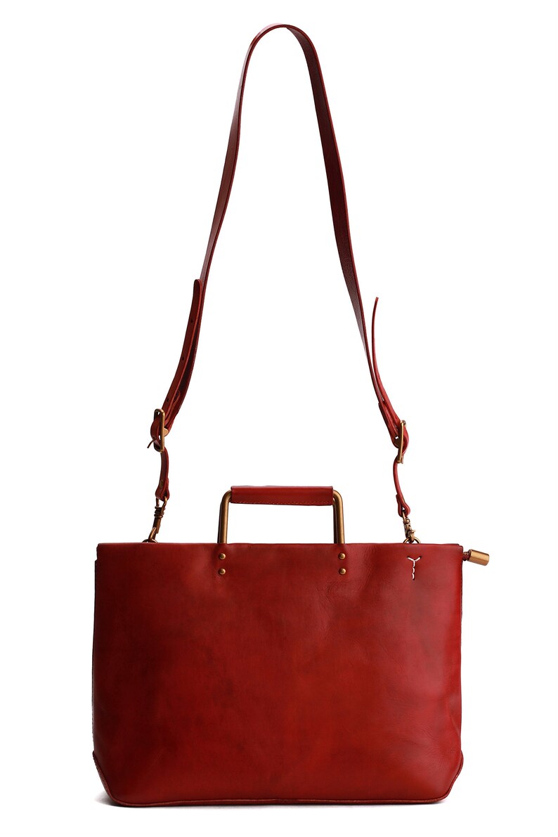 Vintage Crossbody Bag Genuine Leather Tote Retro Shoulder Bag Etsy