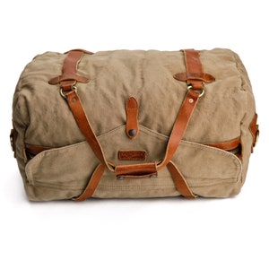Sac de sport pour homme, sac de voyage fourre-tout en cuir