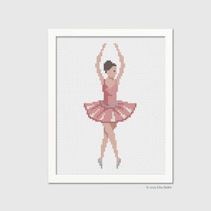 Sugar Plum Fairy Cross-stitch - Nutcracker Ballet - Christmas Needlepoint Ornament - Cross-stitch Ornament - Counted Cross-stitch -