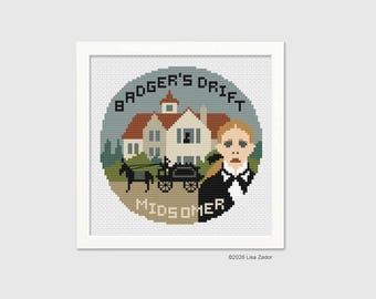 Badgers Drift Cross-stitch Pattern -PDF - Digital Download