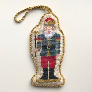 Nutcracker Cross-stitch - Christmas Needlepoint Ornament - Counted ...