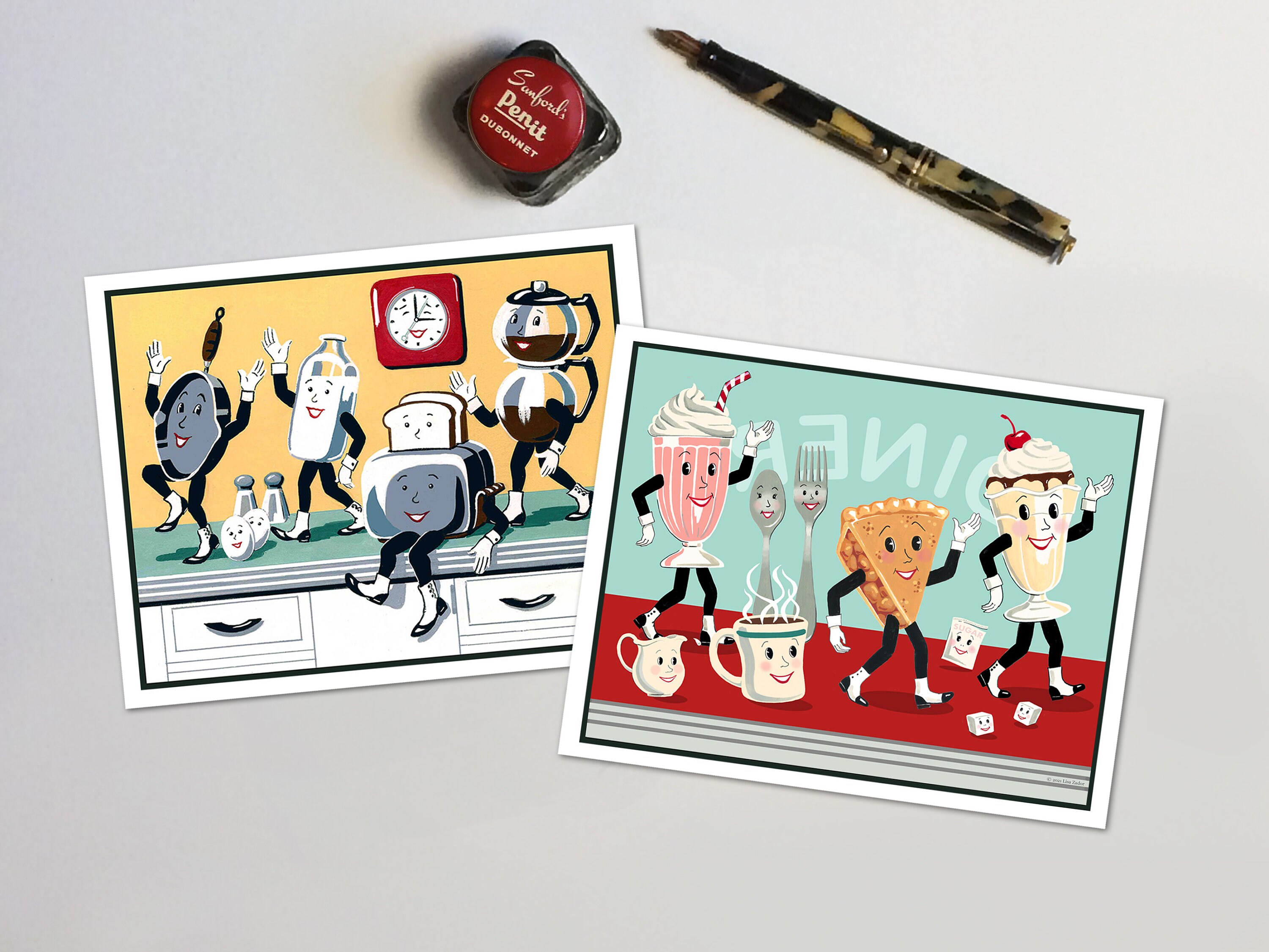 Retro Kitchen Print Vintage Kitchen Print Breakfast Print Etsy UK