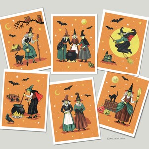 Monster Cards, Halloween Cards, Classic Movie Monsters, Dracula, Frankenstein, Mummy, Wolfman image 3