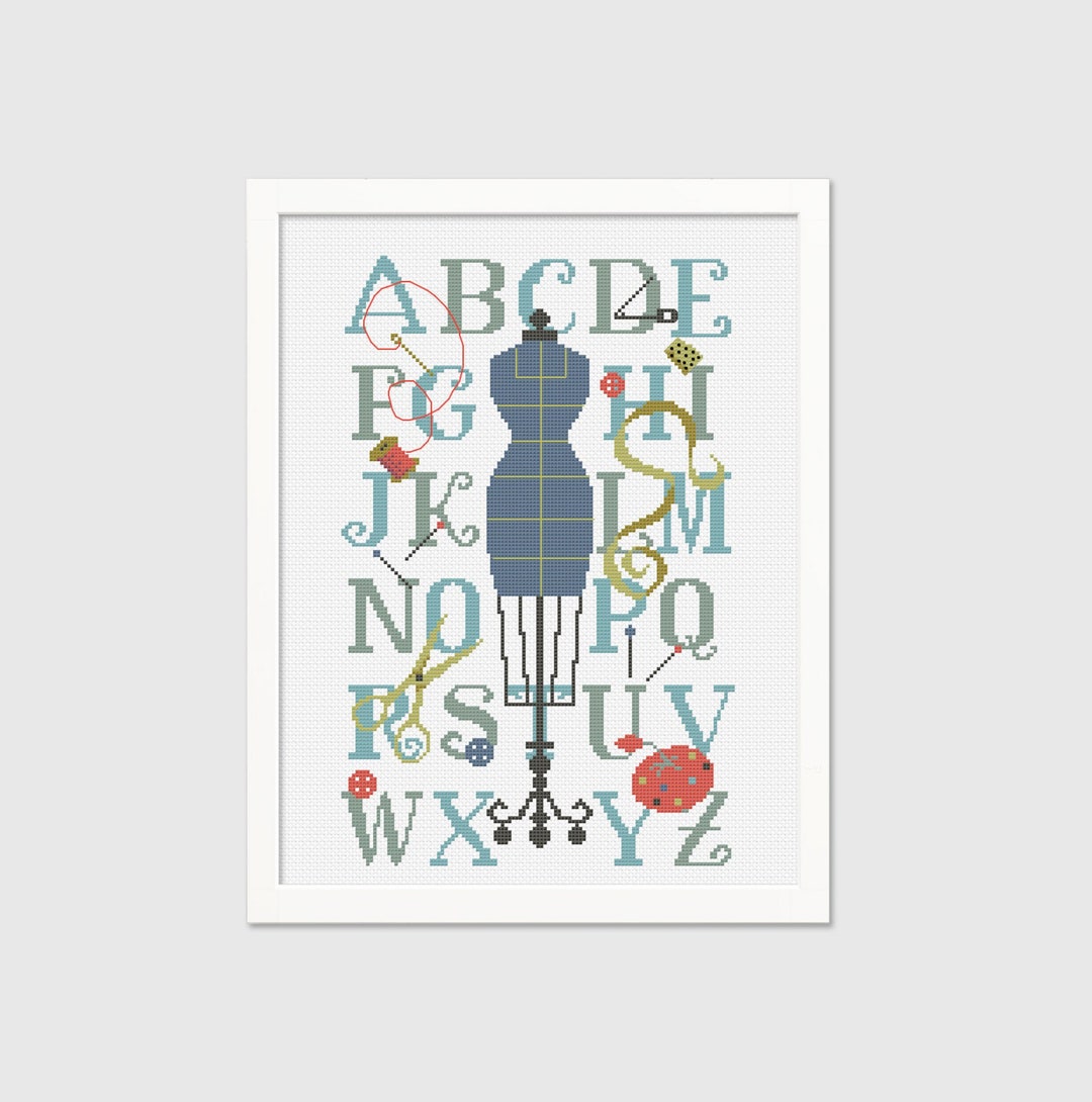 Sewing Sampler Cross Stitch Pattern Needlepoint Pattern Etsy