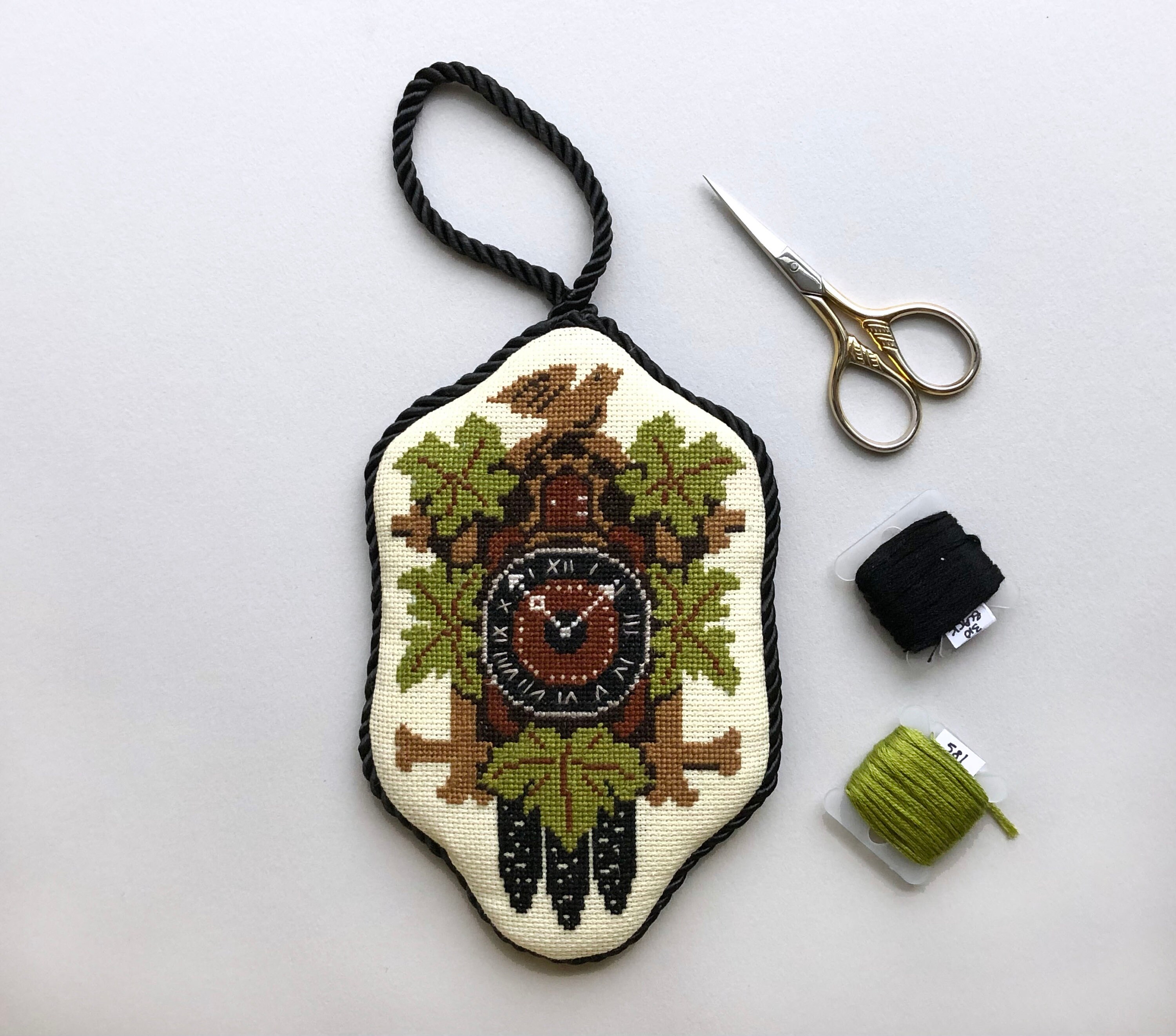 Cuckoo Clock Carved Style - Cross-stitch Pattern - Ornament - PDF ...