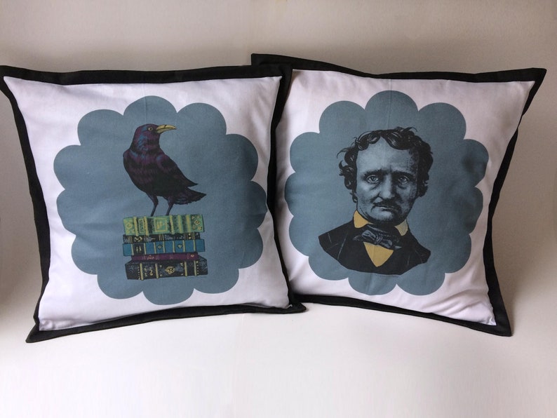 Poe Karten Edgar Allan Poe Kartenset der Rabe Notecards | Etsy