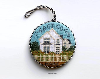 Cabot Cove Cross-stitch Pattern - 1980's - PDF - Digital Download