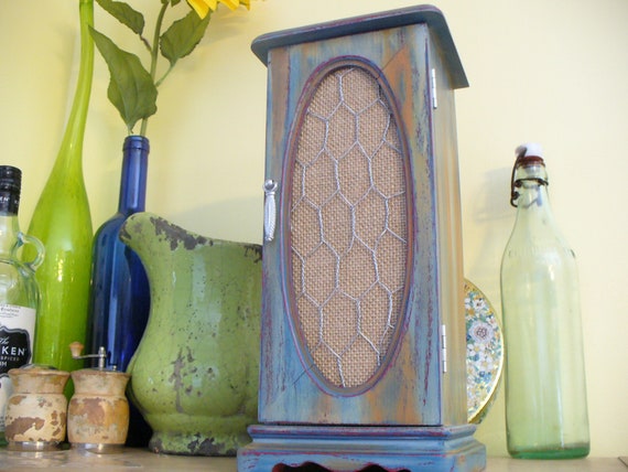 Upcycled Boho Shabby Chic Vintage Jewelry Box