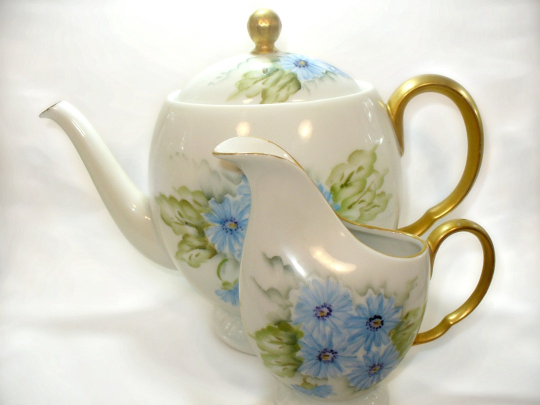 Teapot & Creamer Made in Japan Etsy