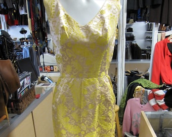 50s de seda vestido de / / del asiático vestido / / década de 1950 ropa / / mediados de-longitud meneo vestido / / desgaste de la tarde / / elegante atuendo / / XXS XS SMALL